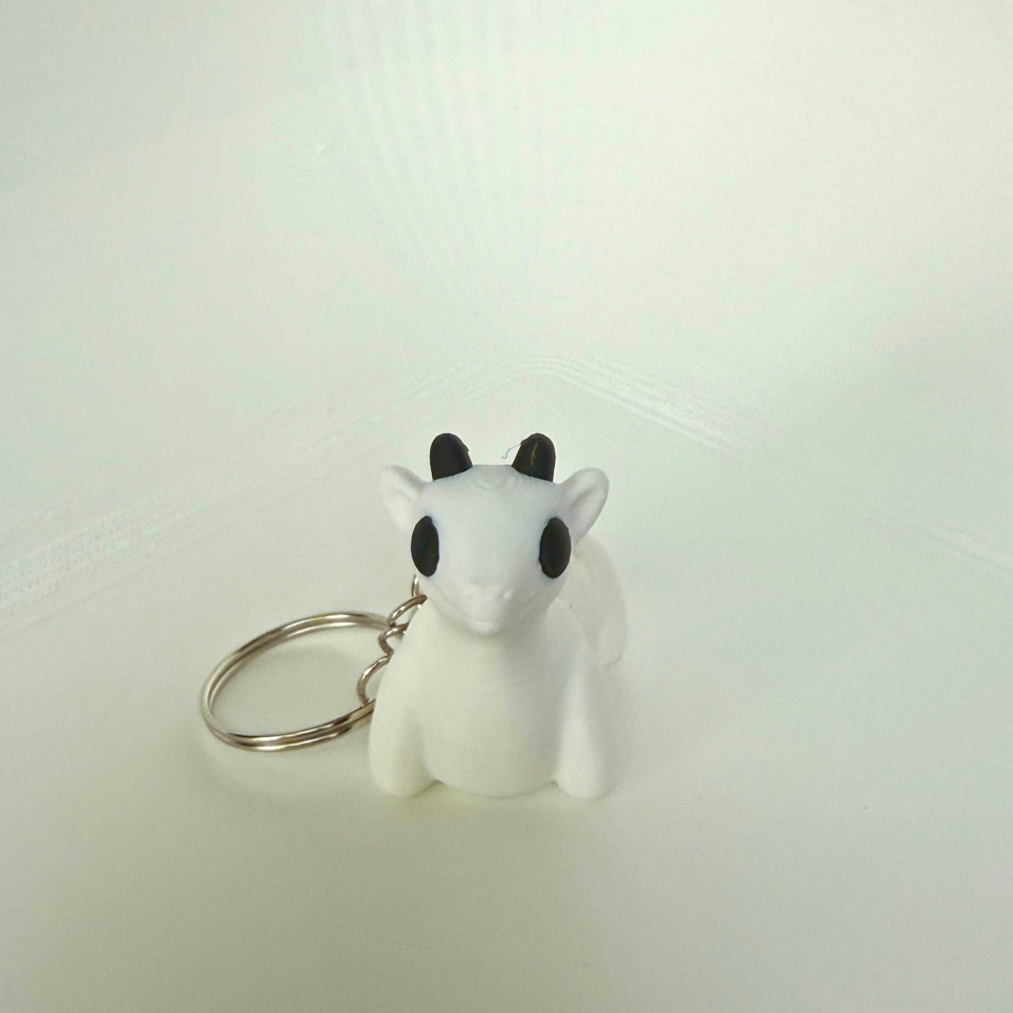 Kindvriendelijk 3D-geprint geit sleutelhanger – lokaal en milieuvriendelijk speelgoed
