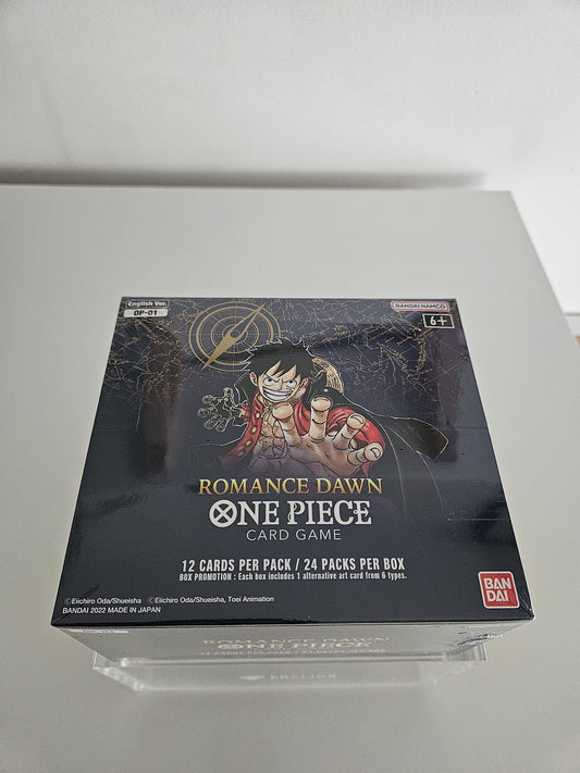 One Piece TCG - OP01 Blue Bottom Booster Box incl. Acrylic Case