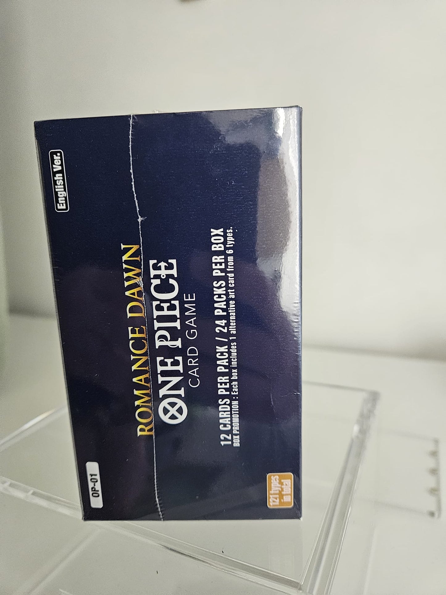 One Piece TCG - OP01 Blue Bottom Booster Box incl. Acrylic Case