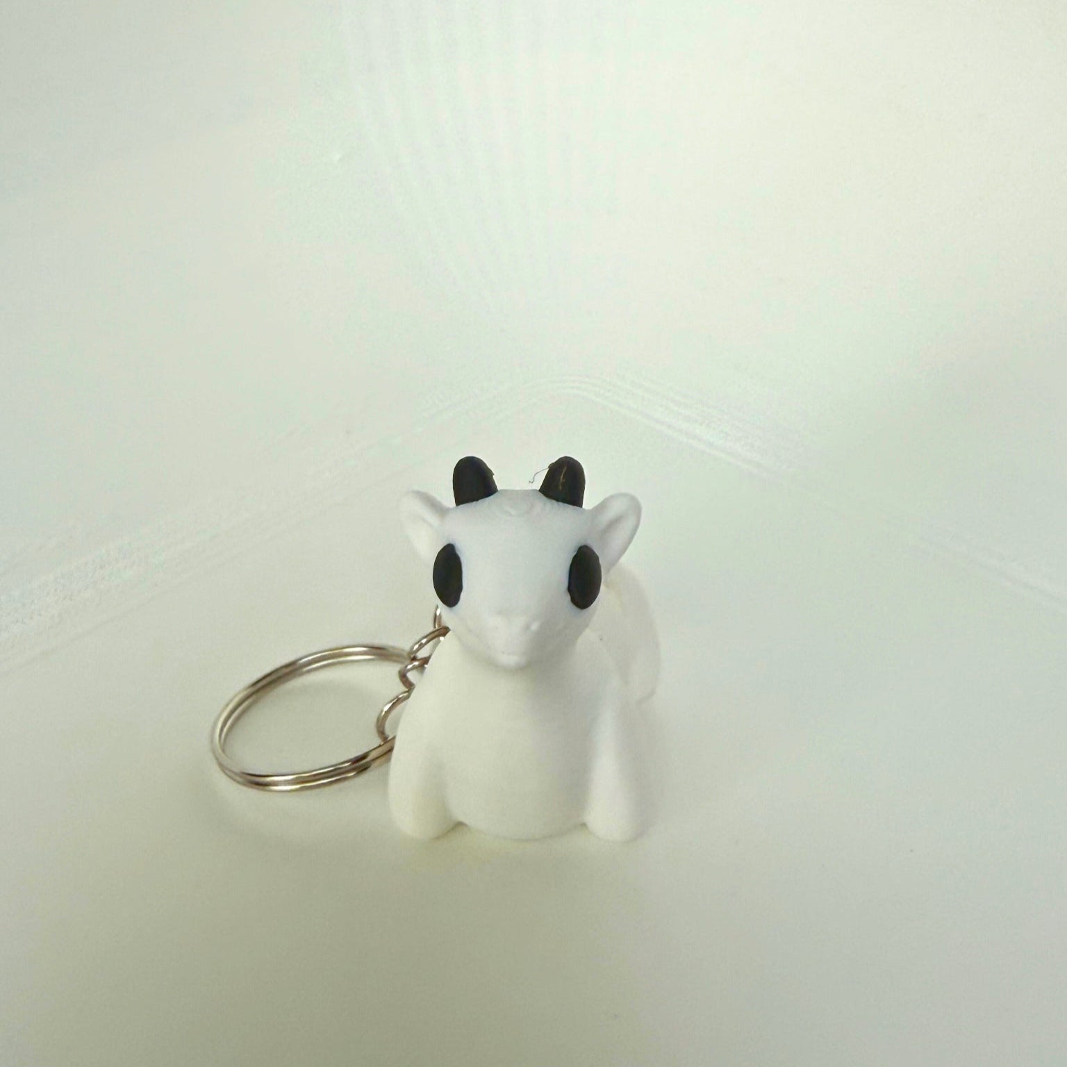 Kindvriendelijk 3D-geprint geit sleutelhanger – lokaal en milieuvriendelijk speelgoed