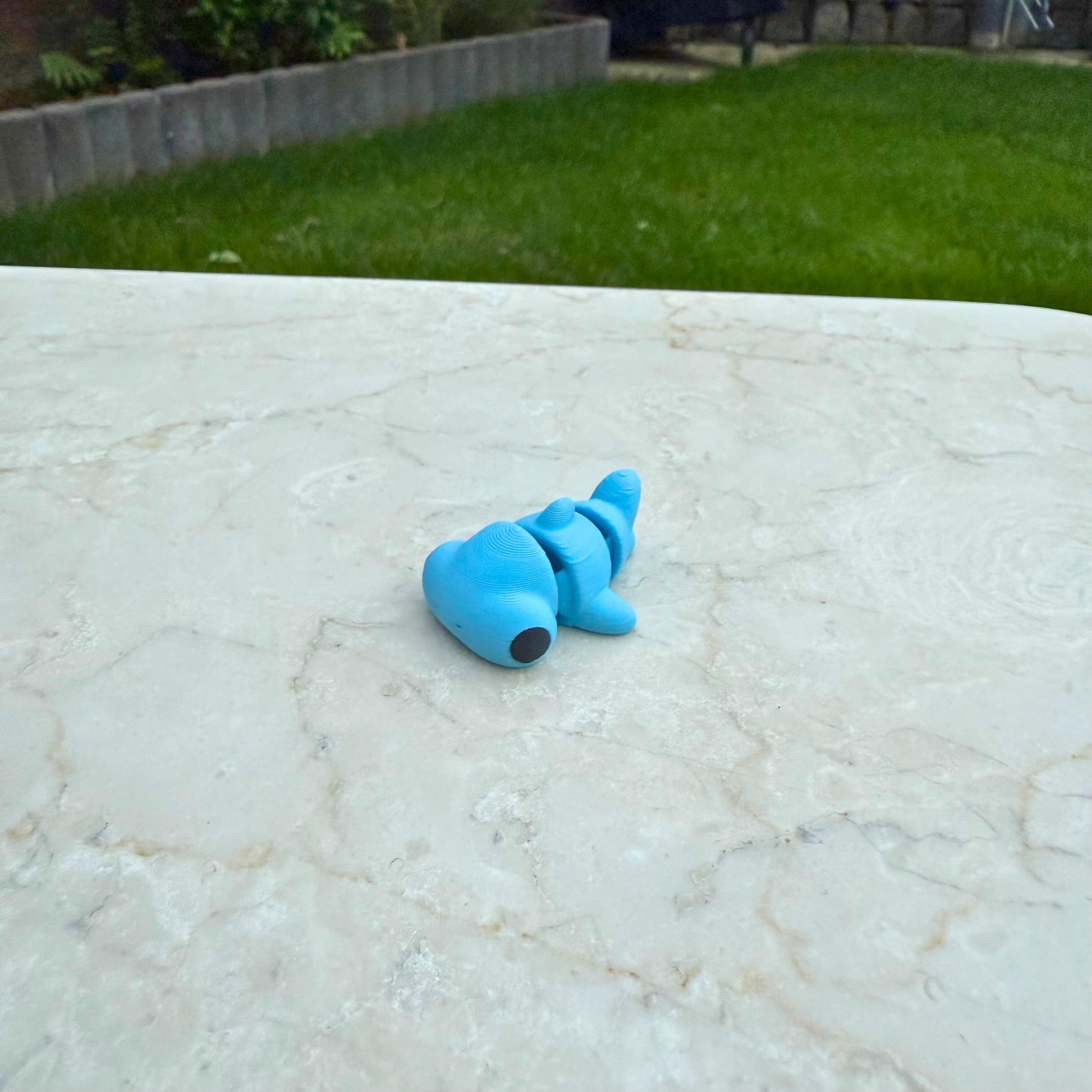 Beweegbaar 3D geprint speelgoed baby hamerhaai, schattig en duurzaam PLA materiaal voor kinderen.